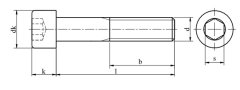 Eneron M3x16 imbus vijci pocinčani 8.8 DIN 912 PG 10 kom.