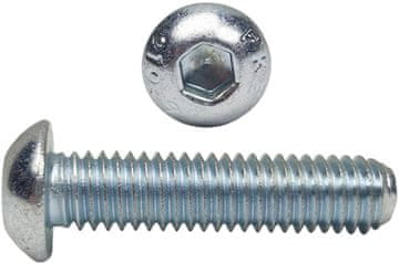 Eneron M5x25 Pocinčani kuglični vijci klase 10.9 ISO 7380 10 kom.