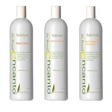 Encanto 3x236ml keratinski set za ravnanje kose