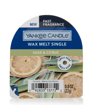 Yankee Candle Classic Wax kadulja i citrus 22 g