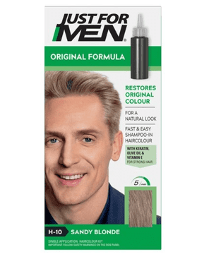 Just For Men Pješčano plava H10 šampon za plavu kosu 60 g