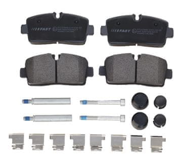 FAST FT12376HD BRZE KOČIONE PLOČICE STRAŽNJE BEZ SENZORA