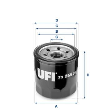 UFI 23.255.00 FILTER ULJA