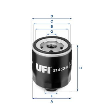 UFI 23.453.00 FILTER ULJA