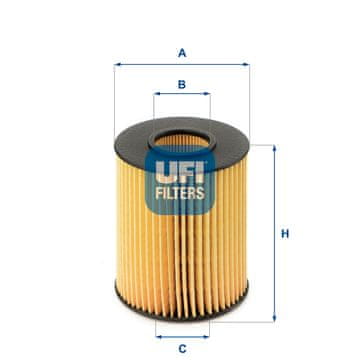 UFI 25.077.00 FILTER ULJA