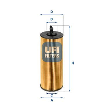 UFI 25.084.00 FILTER ULJA