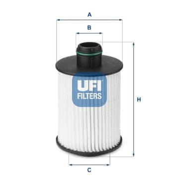 UFI 25.093.00 FILTER ULJA