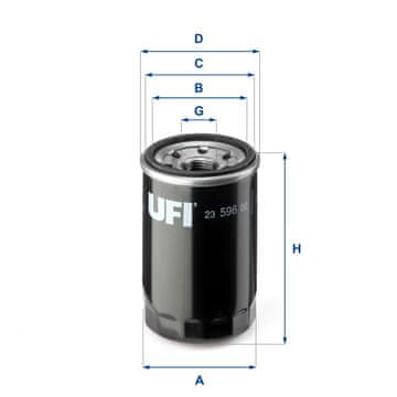 UFI 23.596.00 FILTER ULJA