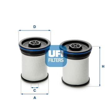 UFI FILTER GORIVA - CHEVROLET CAPTIVA 2.2CDI/OPEL ANTARA 2.2CDTI/ 10>