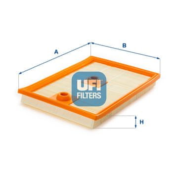 UFI FILTER ZRAKA - AUDI A1 1.4/ A3 1.2/ Q3 1.4 14>