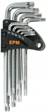 EPMAN SET TORX KLJUČEVA TIP L T10-T50 9 KOM. KRATKI