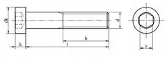 Eneron M3x16 imbus vijci klase 8.8 DIN 7984 kom. 500 kom.