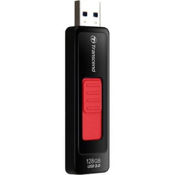 slomart Transcend JetFlash 760 USB 3.1 flash memorija, 128 GB, crna