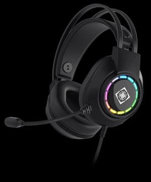 DELTACO Deltaco Gaming GAM-168 žičane USB-A gaming slušalice/headset, crne