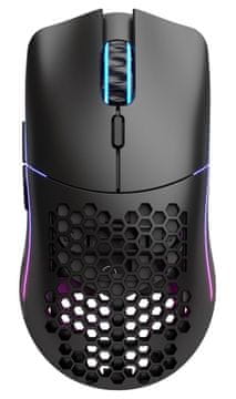 Glorious Glorious PC Gaming Race Model O- bežični miš, Ambidextrous, 19000 DPI, Crni