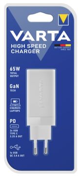 Varta Varta High Speed 65W Brzi Punjač, Bijeli