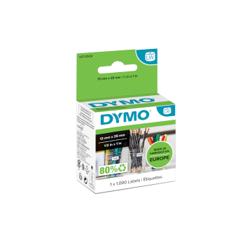 Dymo 11353 (S0722530) LW 13mm x 25mm x 1000 višenamjenskih etiketa s odljepljivim slojem
