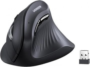 Ugreen bežični ergonomski vertikalni miš s Bluetooth i Wi-Fi povezivošću