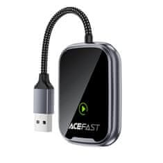 AceFast Acefast QC1 bežični adapter za CarPlay / Android Auto - siv
