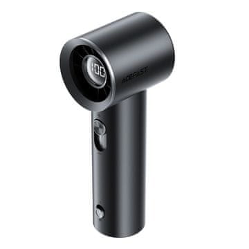 AceFast Acefast YF1 Mini ručni ventilator s LED zaslonom - crni