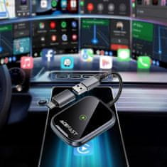 AceFast Acefast QC1 bežični adapter za CarPlay / Android Auto - siv