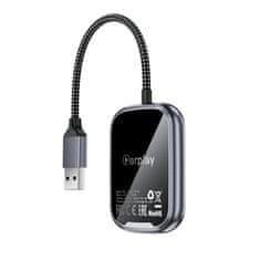 AceFast Acefast QC1 bežični adapter za CarPlay / Android Auto - siv