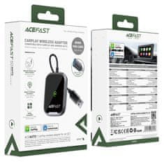 AceFast Acefast QC1 bežični adapter za CarPlay / Android Auto - siv