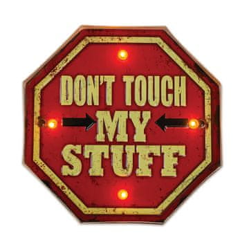 slomart TelForceOne RETRO LED ZNAK 'Don't Touch' - Metalni