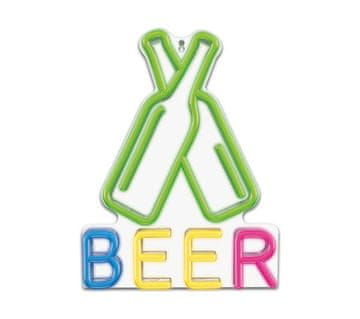 NEON TelForceOne Neon PLEXI LED BEER FPNE08 - Višebojna