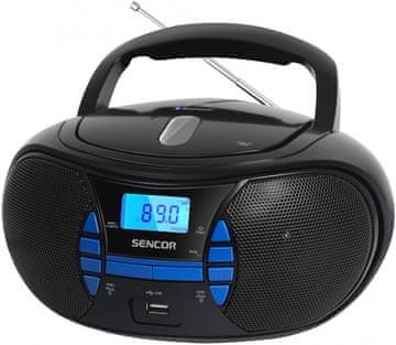 RADIO Sencor Radio CD SPT2700, Bluetooth/MP3/USB/FM, crni
