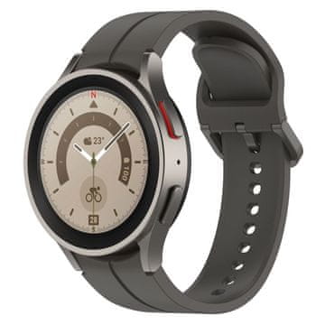Northix Remen za Samsung Galaxy Watch 6, 6 Classic - tamno sivi