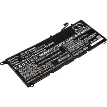 Northix Baterija za Dell XPS 13 9360, 7850mAh, 7.6V