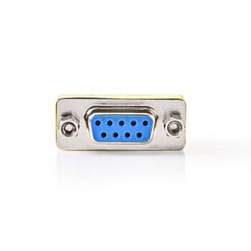 Nedis Serijski adapter | Adapter | D-SUB 9-pinski ženski | D-SUB 9-pinski ženski | Niklani | Metal | Kutija