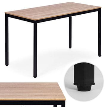 Northix Blagovaonski stol/radni stol za 4-5 osoba, 120x60 cm MDF, metalni okvir