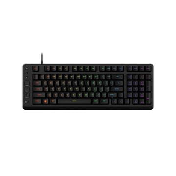 HP HyperX Eve 1800 gaming tipkovnica, membrana, crna, RGB