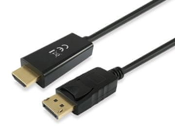 slomart Equip DisplayPort na HDMI Adapter kabel, 5 m - Crni