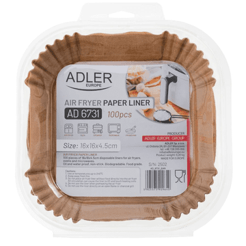 Adler Spremnik papira za pečenje AD 6731, 16 cm, 100 kom