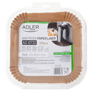Adler Spremnik papira za pečenje AD 6732, 20 cm, 100 kom