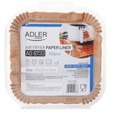 Adler Spremnik za papir za pečenje AD 6733, 23 cm, 100 kom