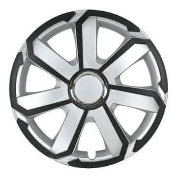 slomart LEOPLAST "Aerospin" auto poklopac naplatka 16" crno-srebrni