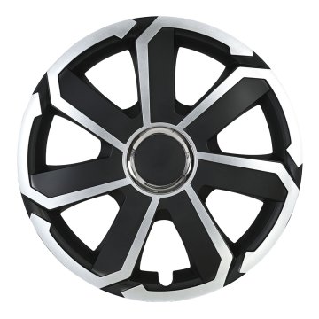 slomart LEOPLAST "Aerospin" auto poklopac naplatka 16" crno-srebrni