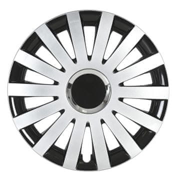 slomart LEOPLAST "Sail" auto poklopac naplatka 15" crno-srebrni