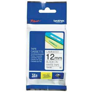Brother TZE-N231 (TzeN231) 9mm x 8m crna na bijeloj naljepnici