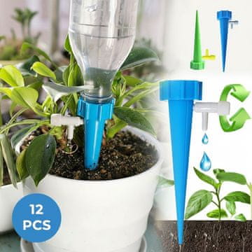 Cool Mango set za automatsko zalijevanje biljaka s podesivim protokom, 12 komada - Plantywatery