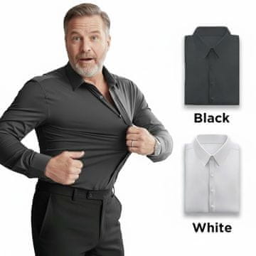 Cool Mango košulja otporna na gužvanje, prozračna i rastezljiva za muškarce - Shirty