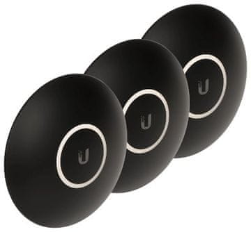 slomart Ubiquiti NHD-COVER-BLACK-3 Crni poklopac za pristupnu točku, set od 3 komada