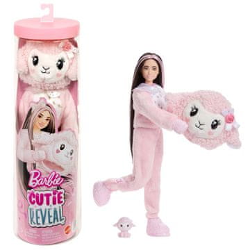 Barbie Barbie Cutie Reveal Lutka i dodaci, serija Cuddly Lamb s 10 iznenađenja