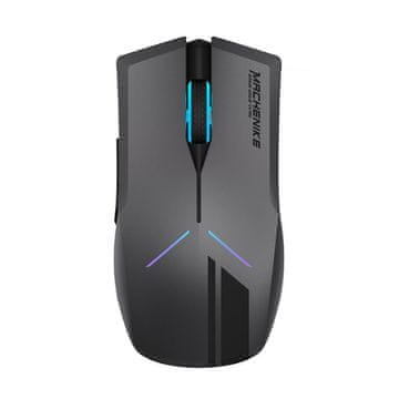 slomart Machenike M721 Bežični gaming miš 10000 DPI s RGB pozadinskim osvjetljenjem - crni