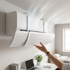Cool Mango usmjerivač protoka zraka za klima uređaj, podesiv 58–96 cm za ravnomjerno hlađenje - Aircon