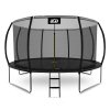 Aga SPORT EXCLUSIVE Trampolin 366 cm Crna + zaštitna mreža + ljestve